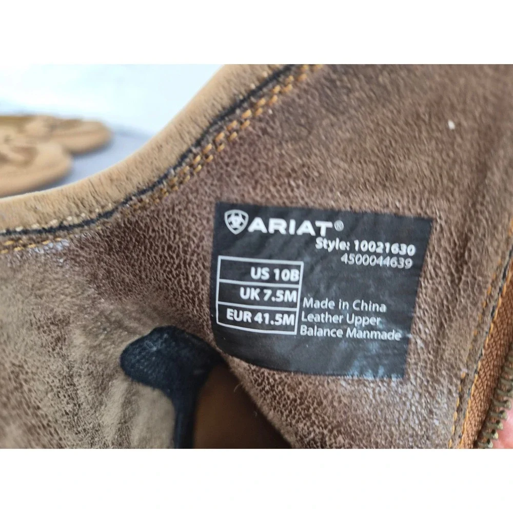 Ariat Dixon Fringe Brown Suede Western Ankle Boots 10021630 Womens 10B